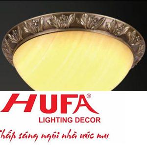 Đèn Ốp Trần Đồng Ø400*H130 Led 36W, 3 chế độ ánh sáng