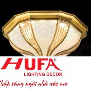 Đèn Ốp Trần Đồng Ø460*H160, E27*4