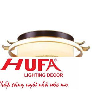 Đèn Ốp Trần đế gỗ Ø600*H130, 50W