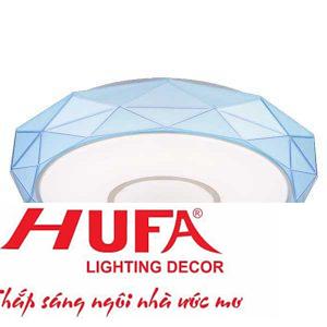 Đèn Ốp Trần Ø400*H70, Led 48, Màu Xanh, 3 chế độ ánh sáng