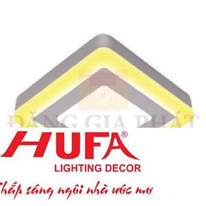 Đèn Mâm Ốp Nổi Vuông Viền Vàng Led Panel 3 Chế Độ