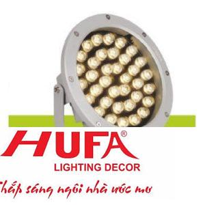 Đèn chiếu thân cây Ø234 x 195 x H300 12W, ánh sáng vàng, rọi xa 10m