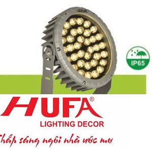 Đèn rọi thân cây Ø230 x H260, Rọi xa 30m, ánh sáng vàng 36W