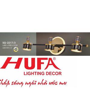 Đèn soi gương Hufa L460*W80*H150, 5W*3, 3 màu ánh sáng