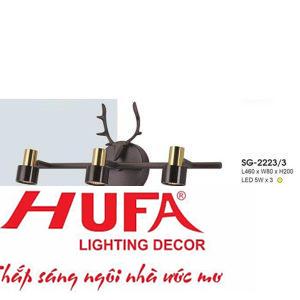 Đèn soi gương Hufa L460*W80*H200, 5W*3, ánh sáng vàng