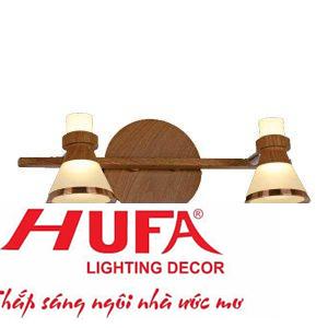 Đèn soi gương Hufa thân nhôm cao cấp L320*W180*H120, 5W*2, 3 chế độ ánh sáng