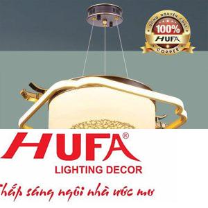 Đèn treo đồng Ø600*475*H600 - LED 50W, ánh sáng 3 chế độ