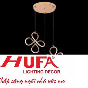 Đèn treo led trang trí Ø300*H1500 - LED 66W, ánh sáng 3 chế độ