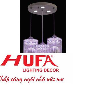 Đèn thả trần led Ø300*H1000, LED RGB 22W