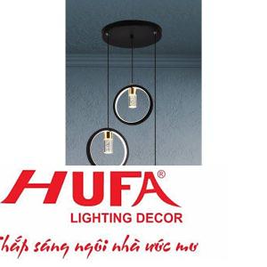 Đèn treo led trang trí Ø300*H1000 - LED 48W, ánh sáng 3 chế độ