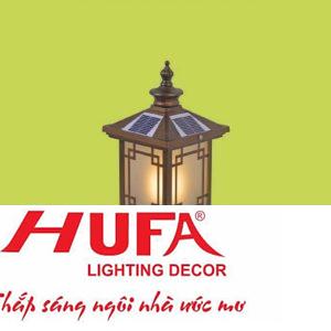 Đèn trụ năng lượng mặt trời L190*W190*H410 - LED 2W + E27*1 - 3 màu ánh sáng