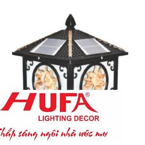 Đèn trụ năng lượng mặt trời Hufa 3 màu ánh sáng
