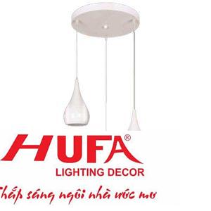 Đèn treo quán E27*3, Màu Trắng