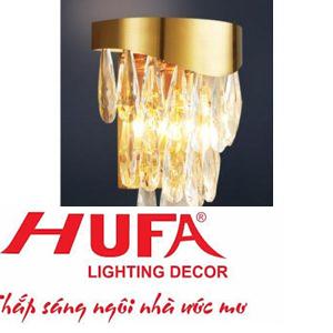 Đèn Vách Nghệ Thuật L250*130*H345-E14*2, Pha Lê K9