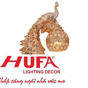 Đèn Vách Cổ Hình Con Công L260*W190*H460-E27*1