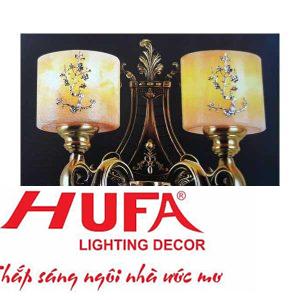 Đèn Vách Đồng L370*W190*H380, E14*2