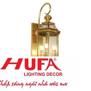 Đèn vách ngoài trời Hufa L220*W220*H650, E14*3