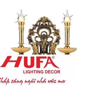 Đèn Vách Đồng L380*H390, E14*2