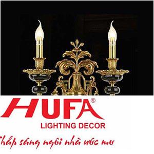 Đèn Vách Đồng L420*W190*H400, E14*2