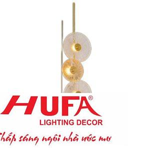 Đèn vách trang trí Ø200 x H950 LED 15W Thủy tinh + Hợp kim