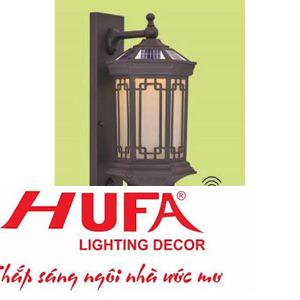 Đèn vách năng lượng mặt trời L200*H500 - LED 7W + E27*1, 3 chế độ ánh sáng